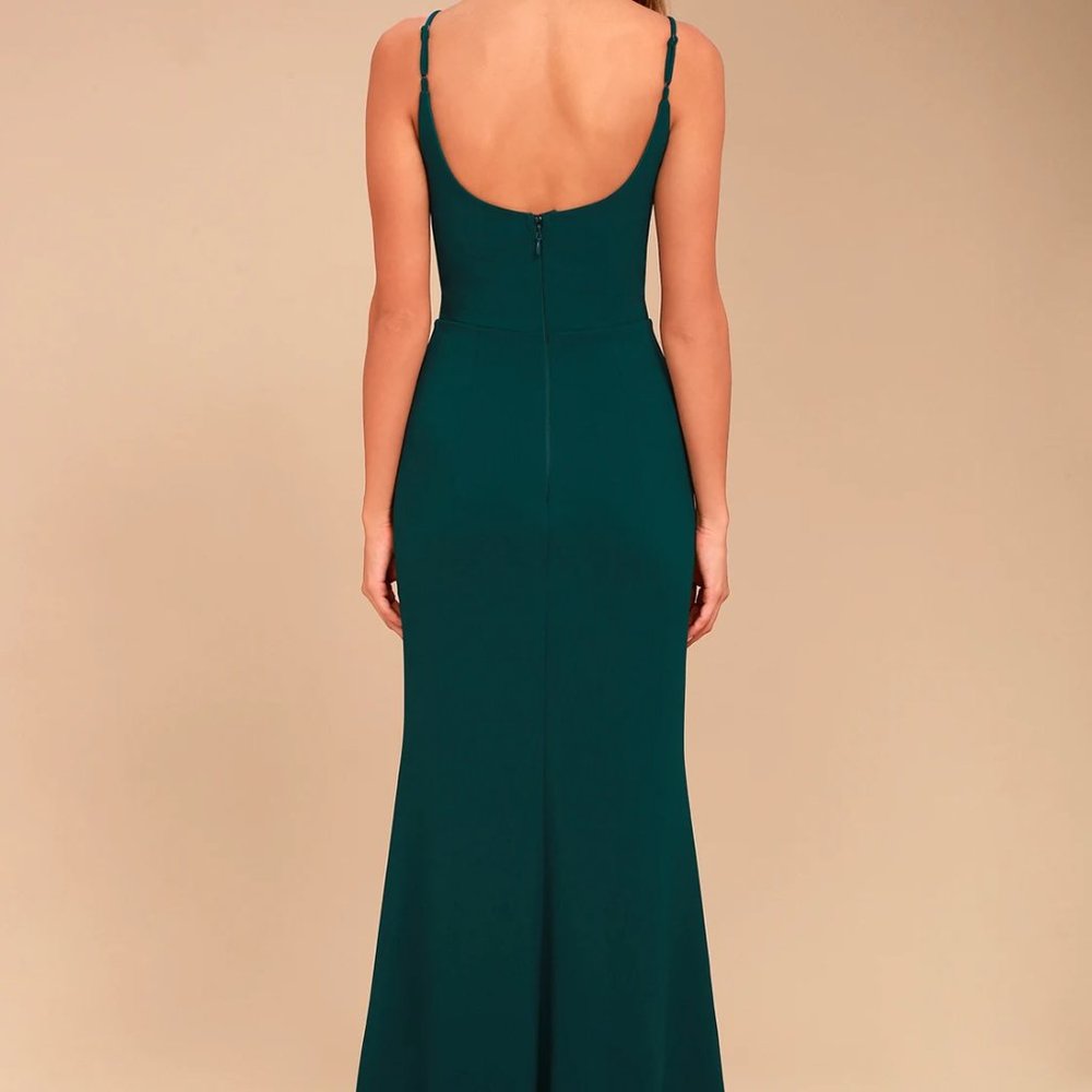 Infinite Glory Forest Green Maxi Dress
